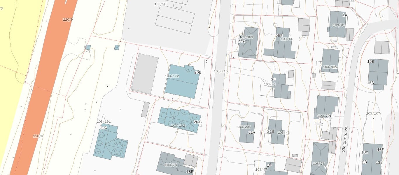 Kart- og delingsforretninger 1